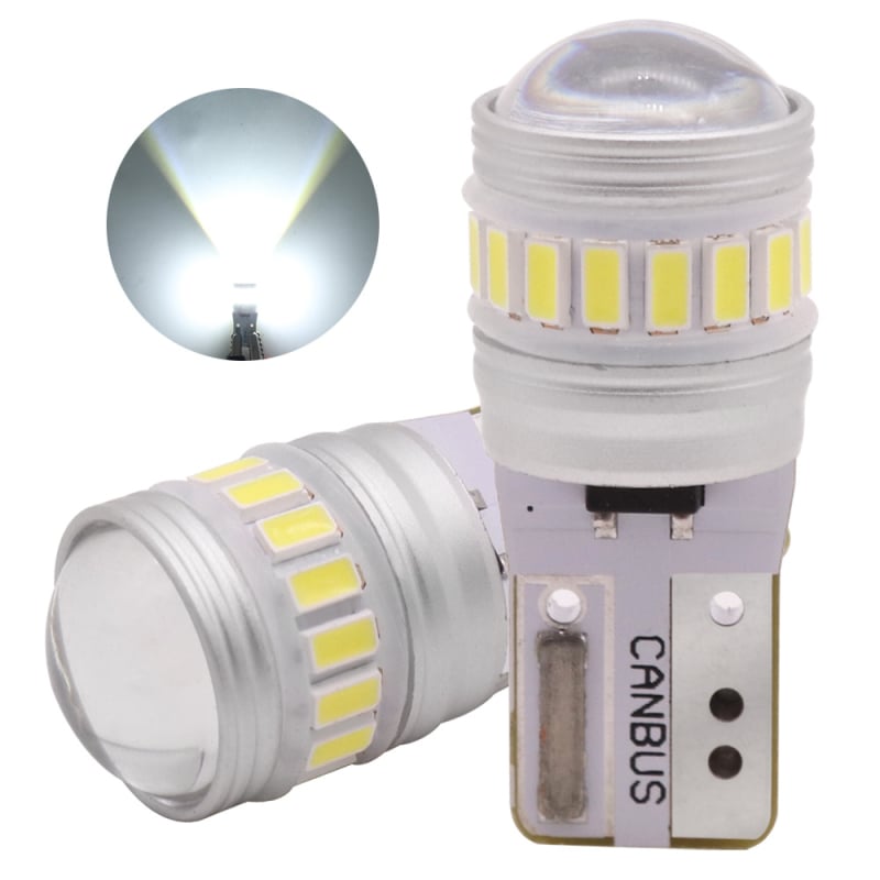 T10 LED svjetlo za registarsku pločicu, 12-24V, 2W, aluminijsko kućište, LED 3014+3030