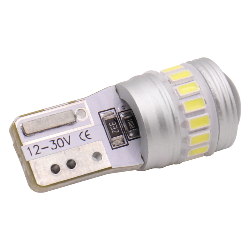 T10 LED svjetlo za registarsku pločicu, 12-24V, 2W, aluminijsko kućište, LED 3014+3030