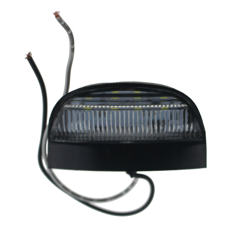 4LED plastična svjetla za registarsku pločicu, 10-30V, 0,8W, 6000K, za kombije, kamione i prikolice