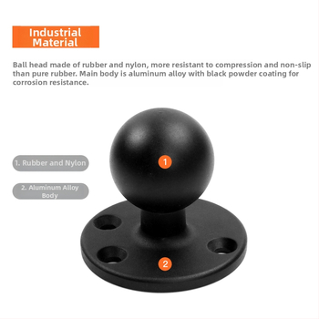 RAM baza s kugličnom glavom za držač sonar probe, spojni okvir za teško opremu i proširenje kabine građevinskog vozila (Šifra artikla F775T6S7SS6MMT, Model VIN)