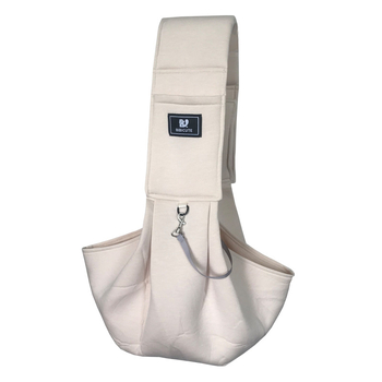 Torba za kućne ljubimce s crossbody remenom: jednobojni dizajn, poliestersko-pamučna smjesa, mekana konstrukcija (Materijal: poliestersko-pamut smjesa; Dizajn: jednobojan; Mekanost: mekana)