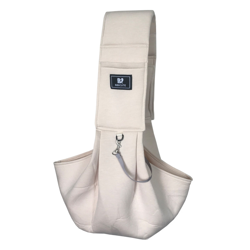 Torba za kućne ljubimce s crossbody remenom: jednobojni dizajn, poliestersko-pamučna smjesa, mekana konstrukcija (Materijal: poliestersko-pamut smjesa; Dizajn: jednobojan; Mekanost: mekana)