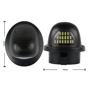 LED svjetlo za registarsku pločicu, crveno-bijelo dvobojno, za Ford F-150/F-250/F-350