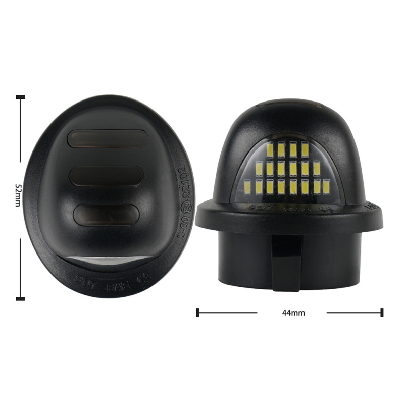 LED svjetlo za registarsku pločicu, crveno-bijelo dvobojno, za Ford F-150/F-250/F-350