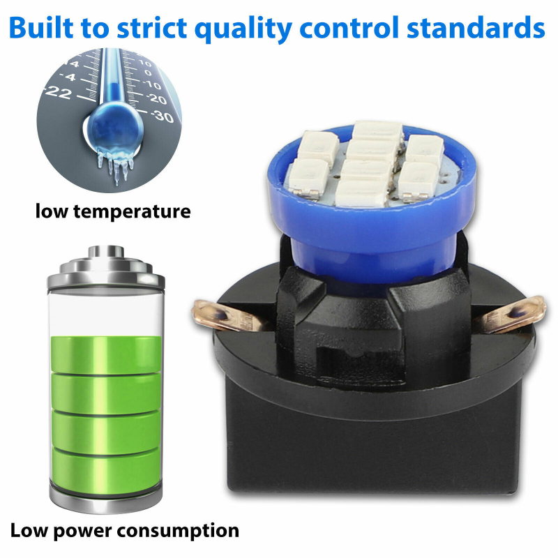 LED indikátor šírky a svetlá na poznávaciu značku, T10 + základňa, 3020 8SMD, 12V, 1.5W, 300 lm, s konektorovým setom