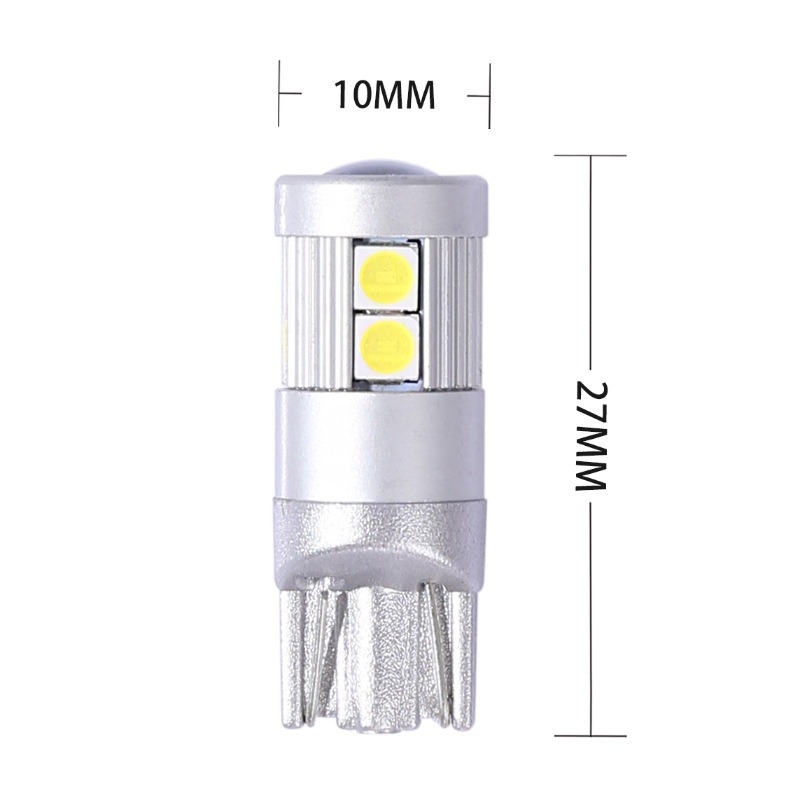T10 3030 9-LED LED Žarulja za širinu/registracijske/čitačko/instrumentno svjetlo, 9–28 V, 0.17 A, 1.8 W, 450 lm, 6000 K
