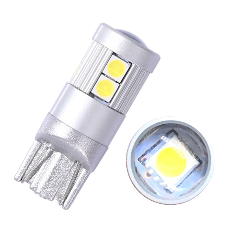 T10 3030 9-LED LED Žarulja za širinu/registracijske/čitačko/instrumentno svjetlo, 9–28 V, 0.17 A, 1.8 W, 450 lm, 6000 K