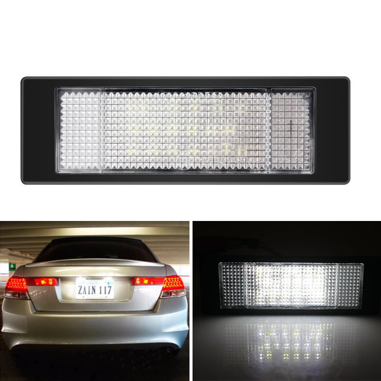 BMW svjetlo za registarsku pločicu – LED, 12V, 20W, vijek trajanja 50.000 h, kompatibilno E81 E85 E86 E87 E63 E64 Z4 F12 F13 2D