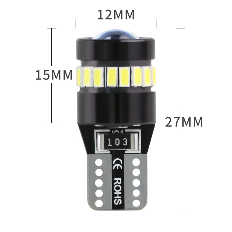 LED T10 W5W svjetlo 12V DC, 1.5W, IP68, 330lm