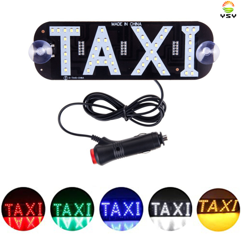 Automobilska LED TAXI indikator svjetlo, TAXIDX model, 12V, 3W, ABS.
