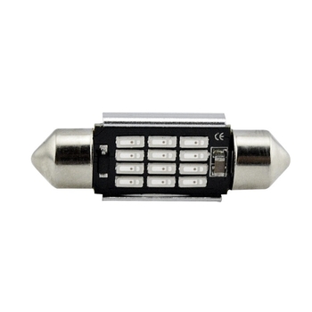 LED svjetlo za krov automobila, model 39MM-4014-12SMD, LED izvor, napon 10–28V, snaga 1.8W, svjetlosni tok 500 lm