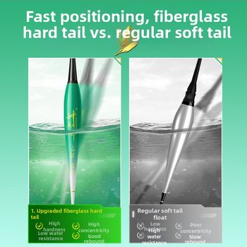 Rybárska plávka so svetelným telom, dvojité použitie, proti vetru a vlne, hrubý chvost • Materiál: kompozitný materiál • Značka: Default Item