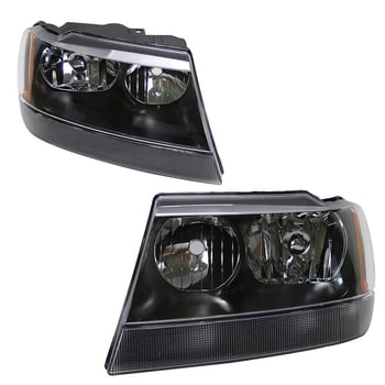 Prednji far Jeep Grand Cherokee GC99 (1999-2004), 12V, 55W, PC+ABS, bez žarulje
