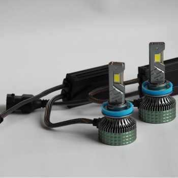 LED automobilske farove s tri bakrene cijevi, CSP8050, 12V, 260W/set, IP68, vijek trajanja 50000h