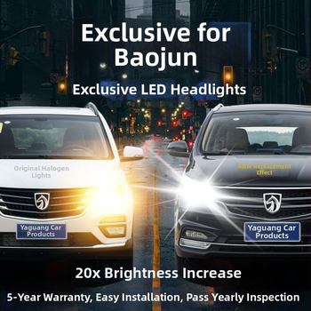 Baojun RS RM5 LED farovi – visok i niski snop, izuzetno svijetli