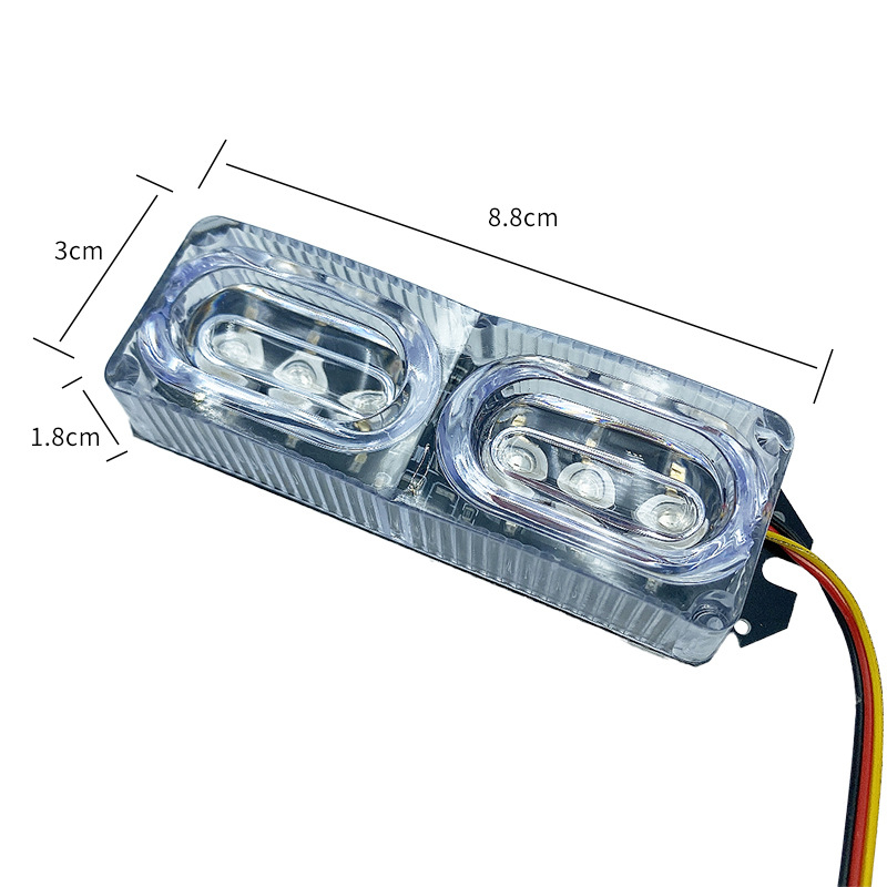 LED stražnje svjetlo za motocikle i električna vozila — RGB trepćuća LED žarulja, svjetlo za registarsku pločicu, vožnja i kočenje, 12V