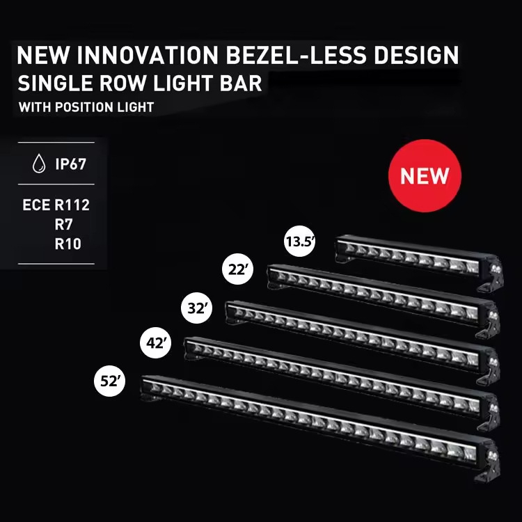 LED projektor na krovu za terensko vozilo Cm-58series, 40-175W, 12-24V, IP67, 4000-13200 lm