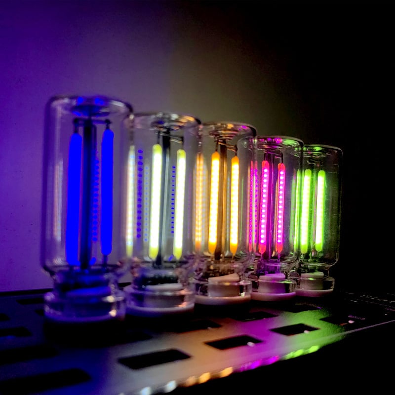 USB noćna lampica s dodirnim upravljanjem, DIY kreativna atmosfera za spavaću sobu i automobil, mini dimabilna LED lampica u keramičkoj staklanoj bočici, model 510