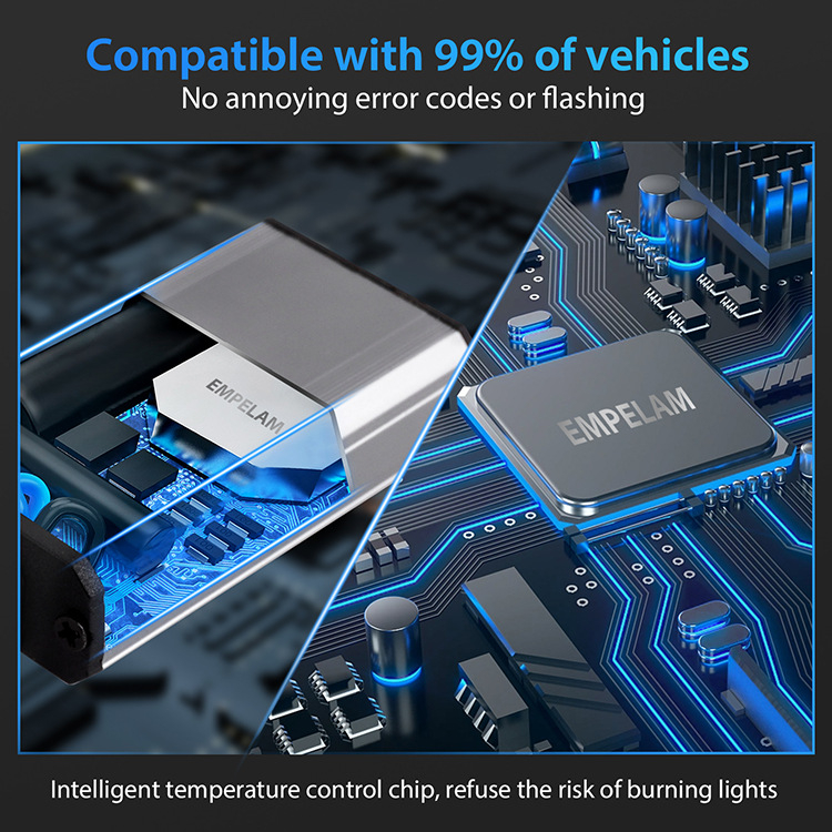 LED prednje svjetlo žarulja 9006, 130W, 24V, 13000 lm, IP67, vijek trajanja 30.000 h, 6063 aluminij + bakrena cijev