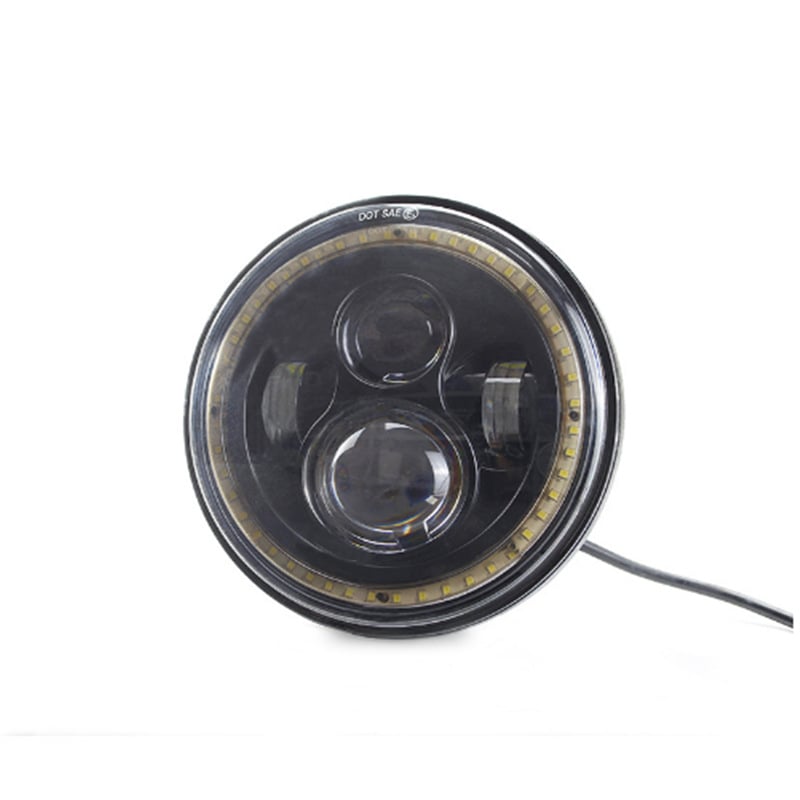 HYML LED prednje svjetlo s anđelovim očima za Wrangler i Harley off-road vozila, kućište od PC+ aluminija, napajanje 10-60V, IP67, vijek trajanja 30.000 sati
