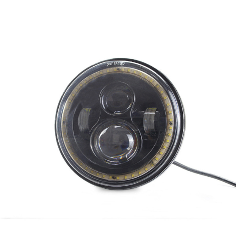 HYML LED prednje svjetlo s anđelovim očima za Wrangler i Harley off-road vozila, kućište od PC+ aluminija, napajanje 10-60V, IP67, vijek trajanja 30.000 sati