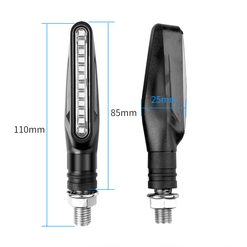 Ri Cai Long LED pokazivač smjera za motocikle i električna vozila – 12V, 1A, 1W, 3000K