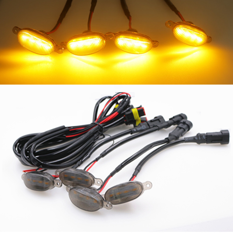 Automobilska LED dnevna svjetla DRL, univerzalni model, 12V, 3W, ABS+LED, Marka Clable