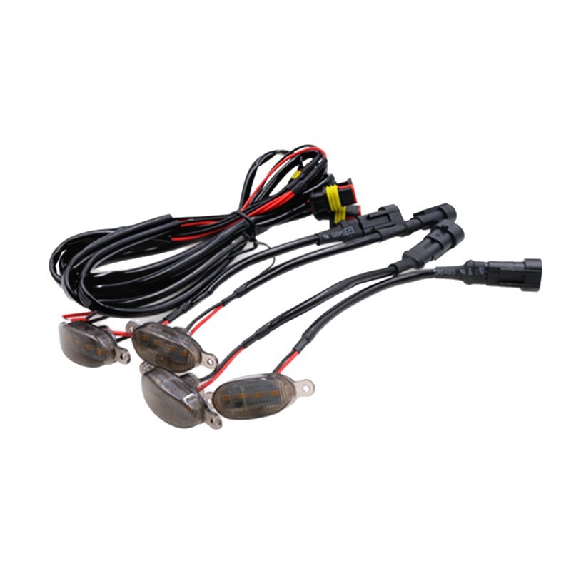 Automobilska LED dnevna svjetla DRL, univerzalni model, 12V, 3W, ABS+LED, Marka Clable