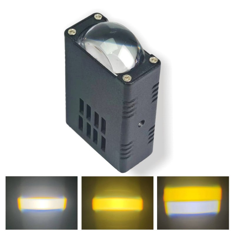 i17 LED svjetlo središnje rešetke automobila – 30W, DC9-85V, 5500LM, IP68, aluminijsko kućište