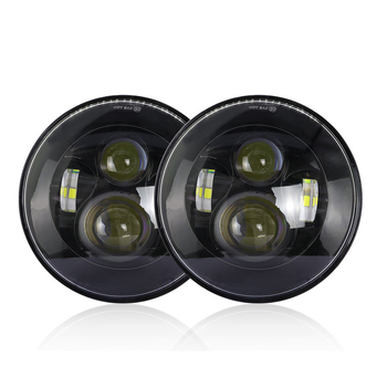 LED far za motocikl i automobil, avionski aluminij, universalna kompatibilnost, ulaz 12–48V, struja 2.3A, prilagodljivo