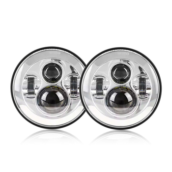 LED far za motocikl i automobil, avionski aluminij, universalna kompatibilnost, ulaz 12–48V, struja 2.3A, prilagodljivo