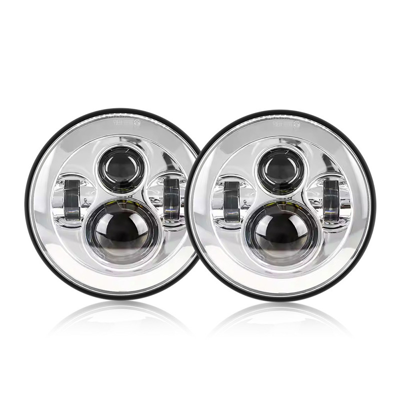 LED far za motocikl i automobil, avionski aluminij, universalna kompatibilnost, ulaz 12–48V, struja 2.3A, prilagodljivo