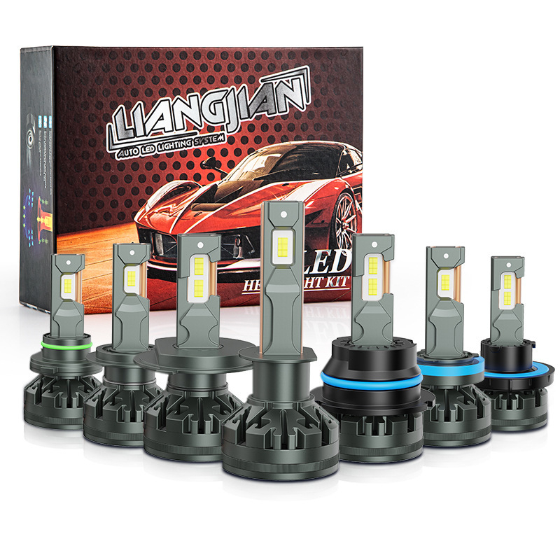 LED automobil prednja svjetla — univerzalna upotreba, visoka svjetlost, kompatibilno s H1/H3/H4/9003/H7/H11/H9/H8/9012/9005/H10/HB3/9006; 100W po setu, 9-60V, 10000LM, IP68