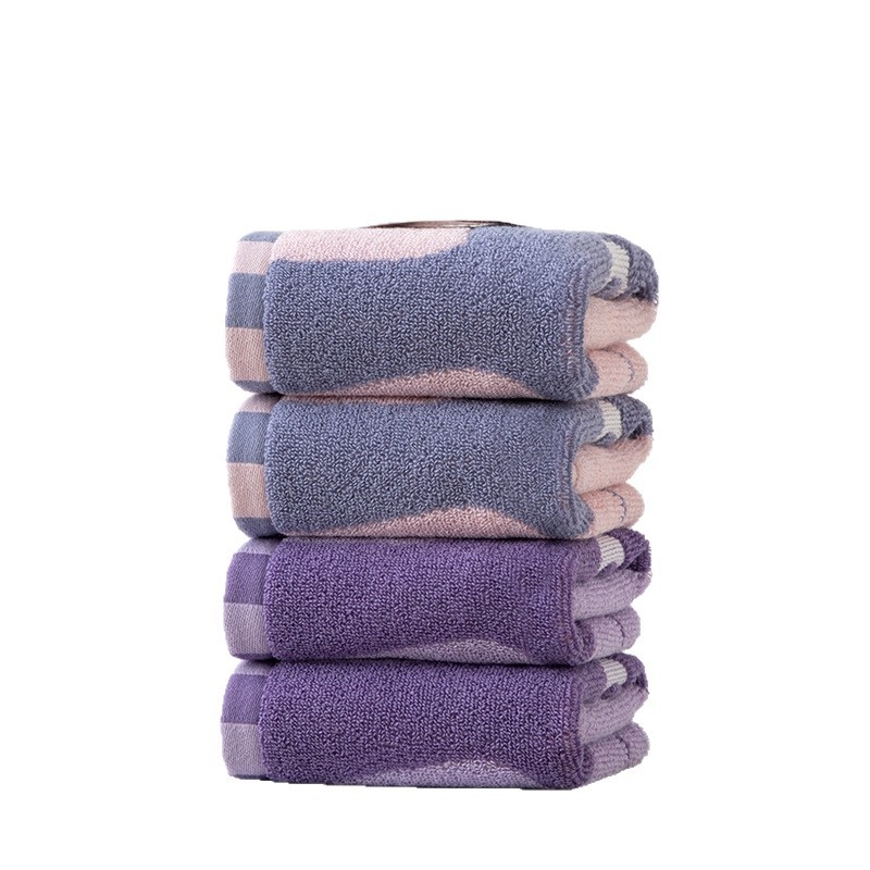 Dječji ručnik za lice od čistog pamuka, kvadratni ručnik za kupanje, Jacquard 32S, debeli, bez dlačica, 50–80 g