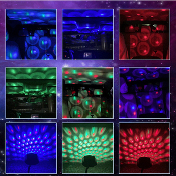 LED lampica projekcije zvjezdanog neba za auto i dom - Materijal: plastika, Marka: Y.h, Model: 3654118/44*/2