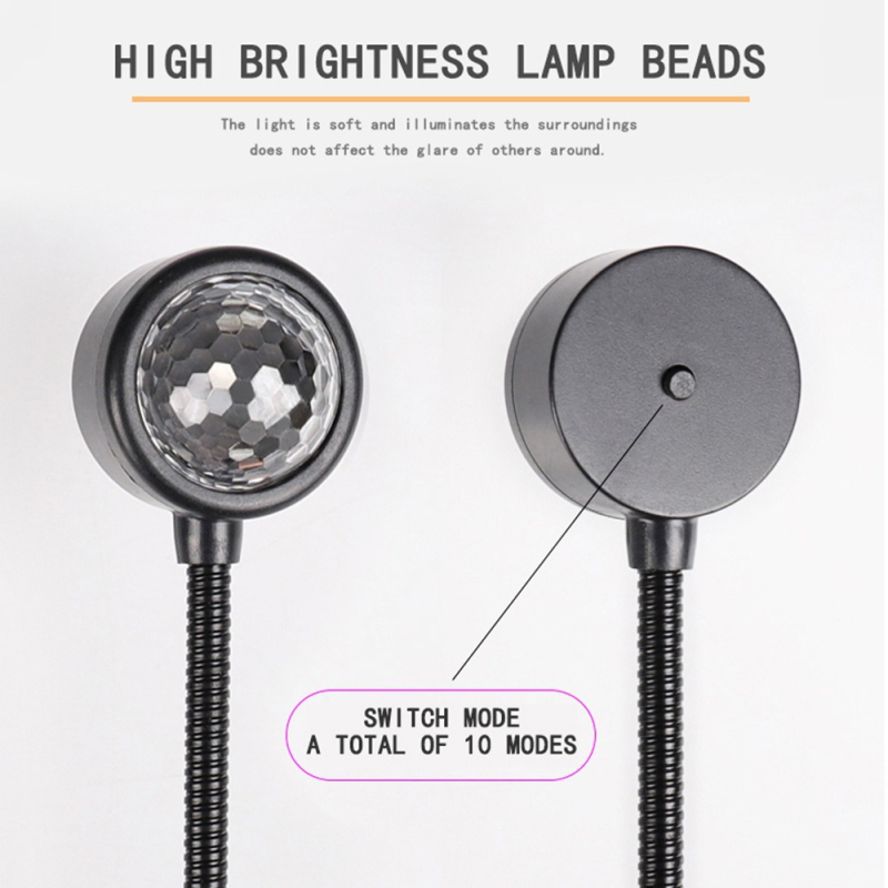 LED lampica projekcije zvjezdanog neba za auto i dom - Materijal: plastika, Marka: Y.h, Model: 3654118/44*/2