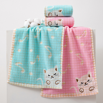 Dječji ručnik za lice od čistog pamuka s jacquard uzorkom, težine do 50 g, mogućnost prilagodbe — Osaka Cotton House