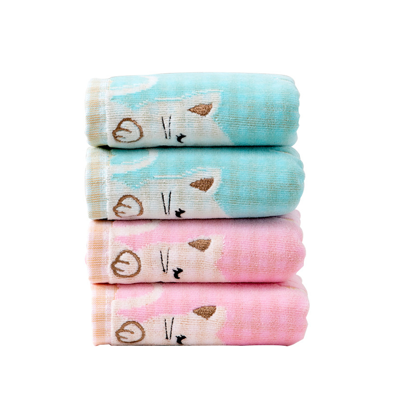 Dječji ručnik za lice od čistog pamuka s jacquard uzorkom, težine do 50 g, mogućnost prilagodbe — Osaka Cotton House