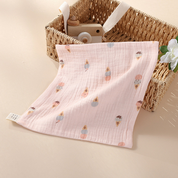 Beibeichu tiszta pamut géz négyszögletes törölköző babáknak, nedvszívó, rajzfilm mintával, újszülöttektől 6 éves korig, A osztályú anyag