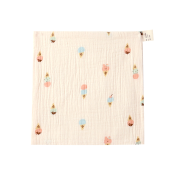 Beibeichu tiszta pamut géz négyszögletes törölköző babáknak, nedvszívó, rajzfilm mintával, újszülöttektől 6 éves korig, A osztályú anyag