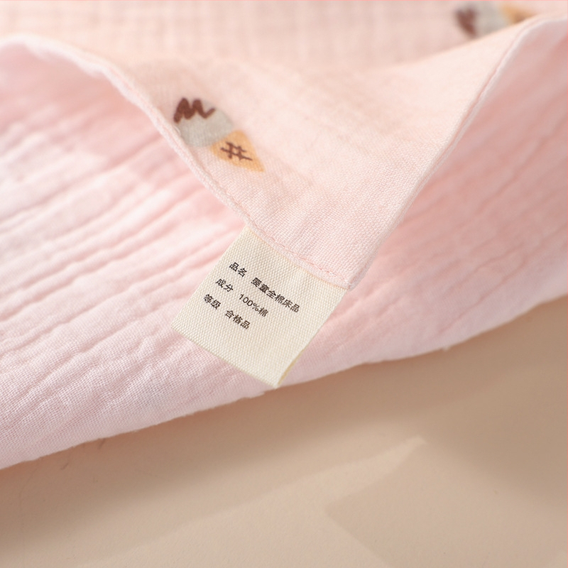 Beibeichu tiszta pamut géz négyszögletes törölköző babáknak, nedvszívó, rajzfilm mintával, újszülöttektől 6 éves korig, A osztályú anyag