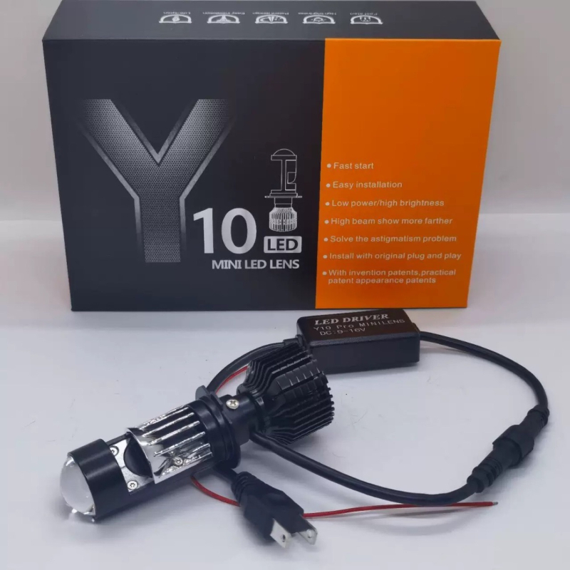 LED prednja svjetla za automobile i motocikle – univerzalna, integrirana leća za daleko i blizu, H4/H7, 30W, 12V, IP68, 5000 lm, trajanje 50000h