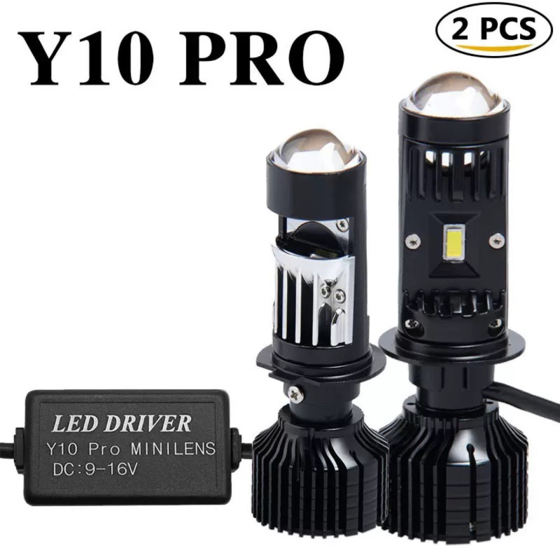 LED prednja svjetla za automobile i motocikle – univerzalna, integrirana leća za daleko i blizu, H4/H7, 30W, 12V, IP68, 5000 lm, trajanje 50000h