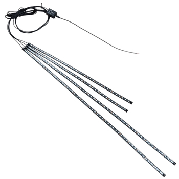 Lumină șasiu RGB pentru mașină, activare vocală, carcasă PC, 12V 1A