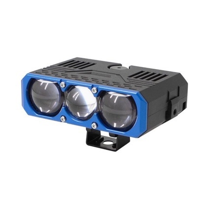 FG S301 Lumină în plasă cu trei lentile, 106W, 12V, 7A, aliaj de aluminiu