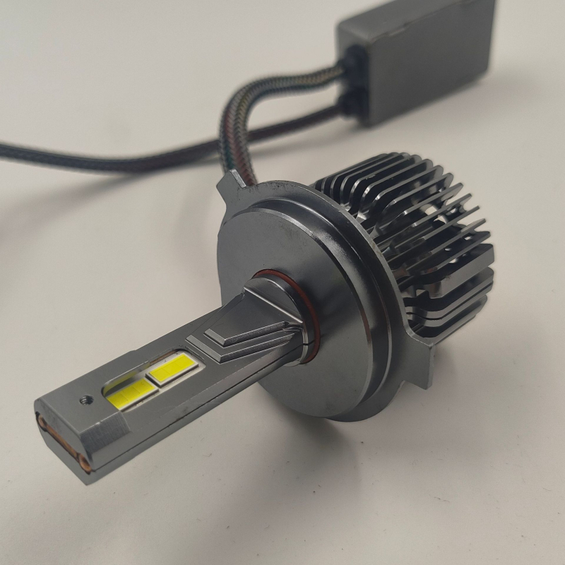 Lampa LED pentru farul auto, 60W, 12V, IP68, 11000 lm, tub cupru dublu