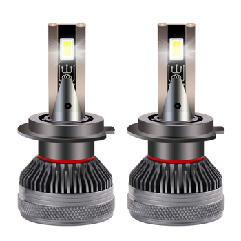 H7 automobilska LED prednja svjetla, Bullet stil, dvostruka bakrena cijev, 70W po paru, 5000LM, 10-30V, Plug-and-Play s kontrolom temperature