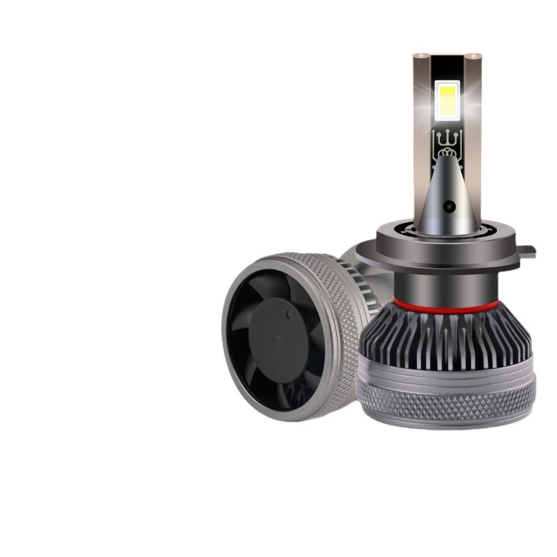 H7 automobilska LED prednja svjetla, Bullet stil, dvostruka bakrena cijev, 70W po paru, 5000LM, 10-30V, Plug-and-Play s kontrolom temperature