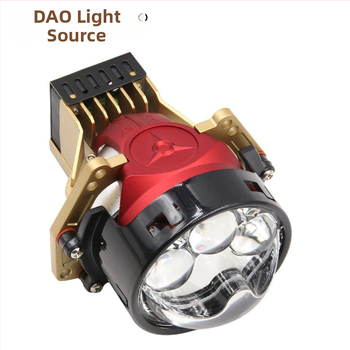 Automobilski LED far G6 s tri direktna laserska snopa i integriranom lećom za daljinu i blizinu, 70W, 12V, IP68, 12000 lm, LED izvor