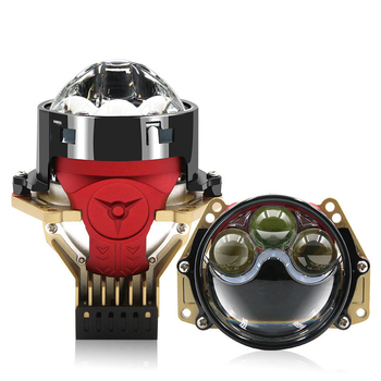 Automobilski LED far G6 s tri direktna laserska snopa i integriranom lećom za daljinu i blizinu, 70W, 12V, IP68, 12000 lm, LED izvor